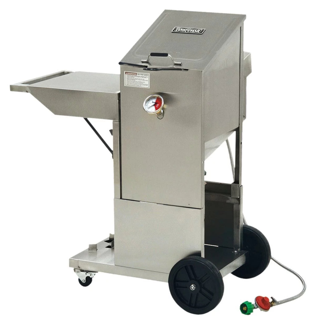 4 Gallon Stainless Steel Fryer & Accessory Cart B1930
