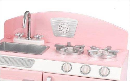 Pink Retro Kitchen and Refrigerator Y7017