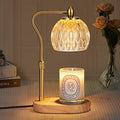 Gold Height Adjustable Candle Warmer Lamp with Timer & Dimmer S3683