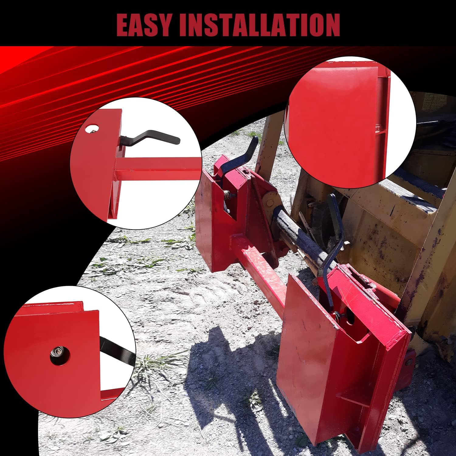 Skid Steer Style Mount Quick Tach Conversion Adapter Plate J1458