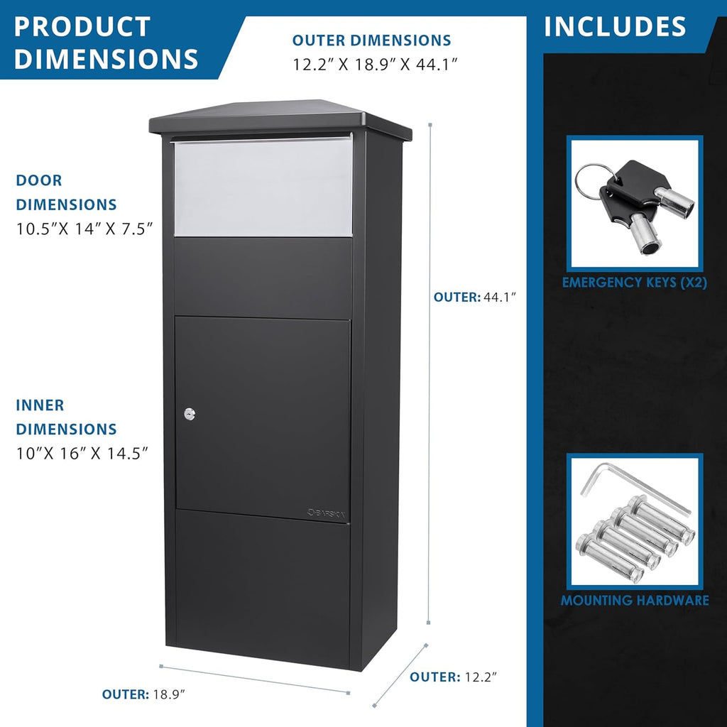 Steel Drop Box with Key Lock N159809