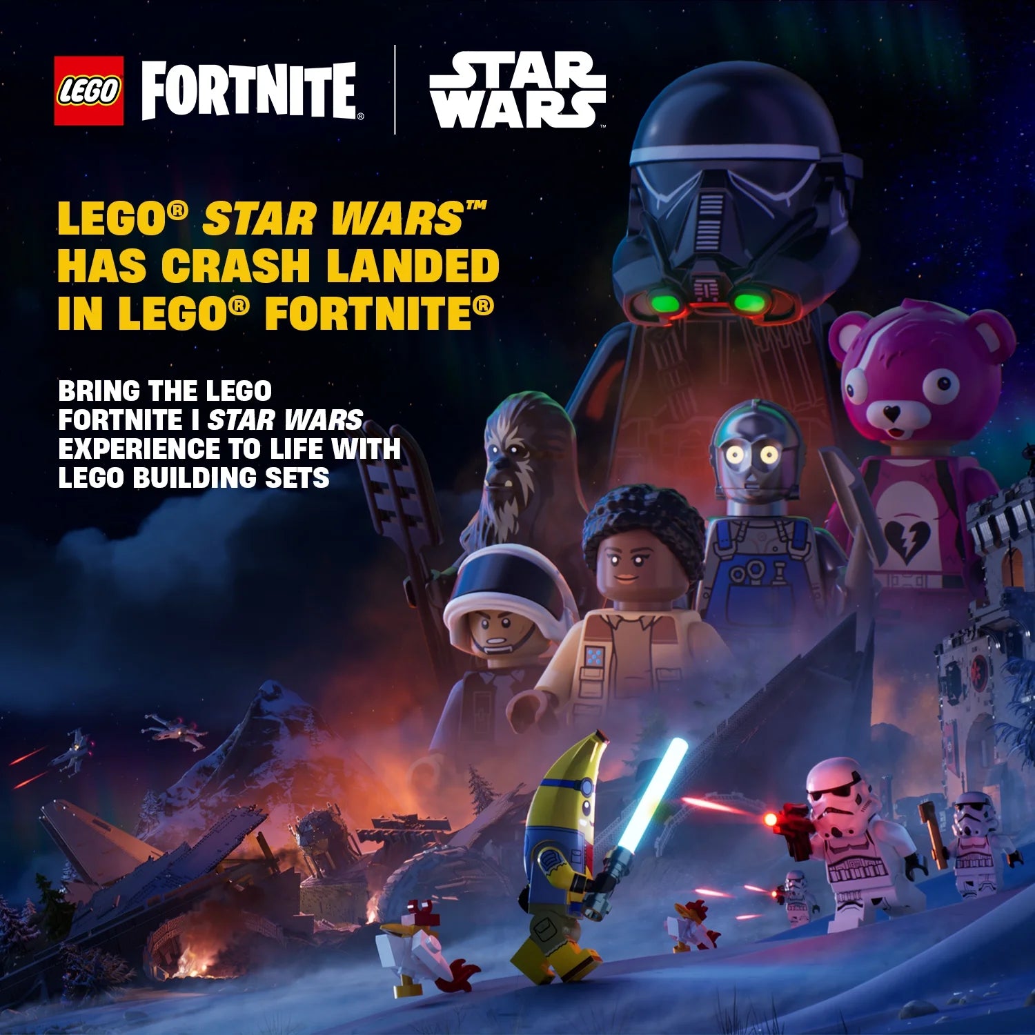 LEGO Star Wars AT-AT Walker 75313 Buildable Model with 9 Minifigures L7021