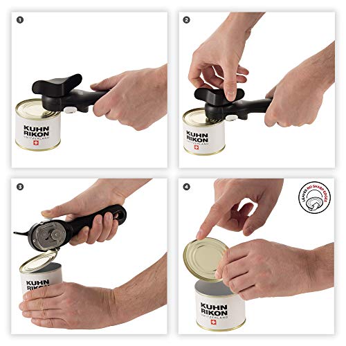 5-in-1 Multi-Purpose Strain-Free Opener for Jars, Bottles and Ring-Pull Cans, Red Q230