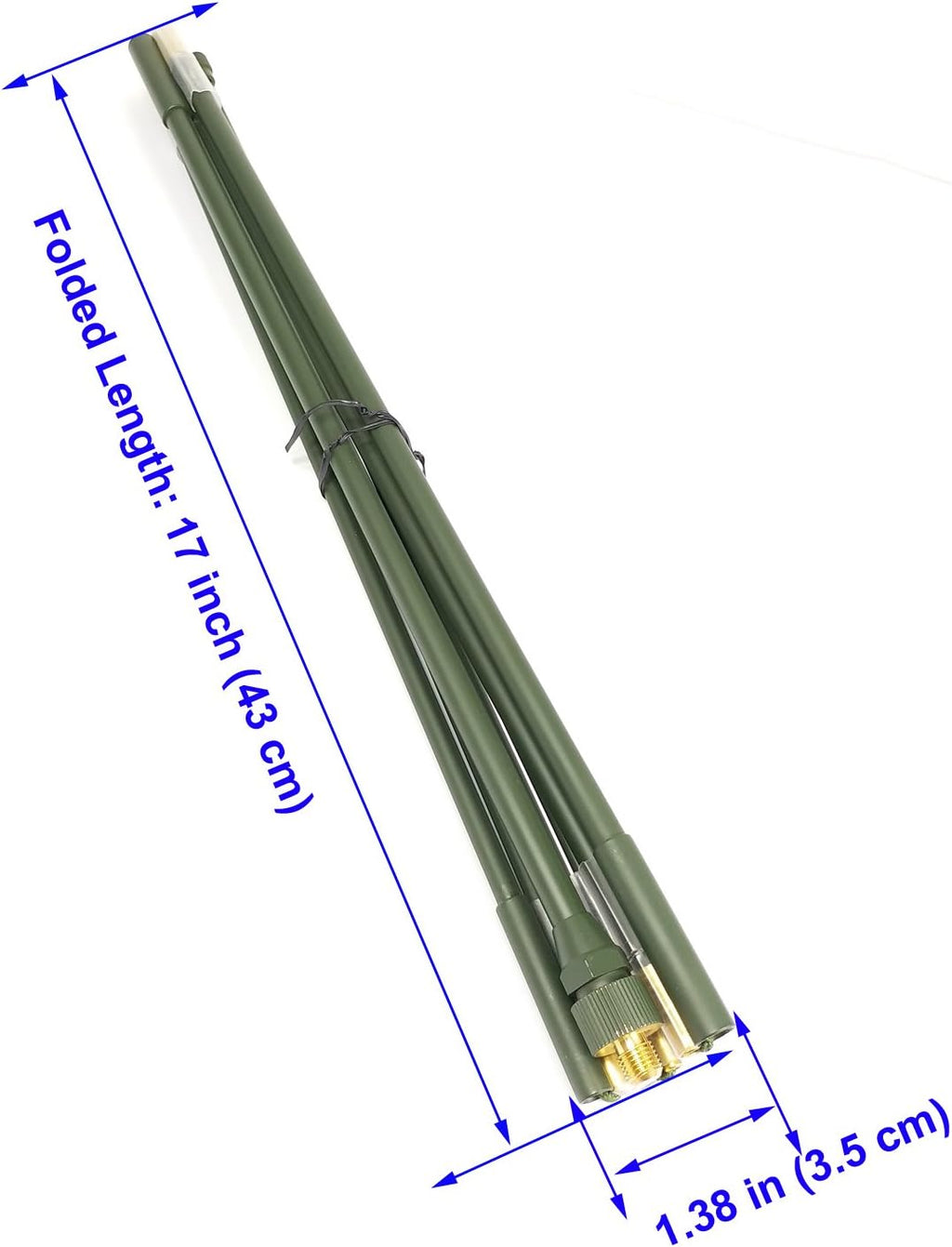 Collapsible 7 Element Whip Antenna 285 CM Length D7991