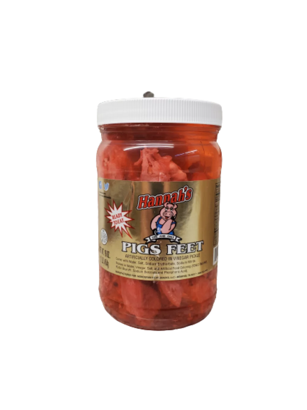 Pickled Pigs Feet 16 oz. Jar L8180