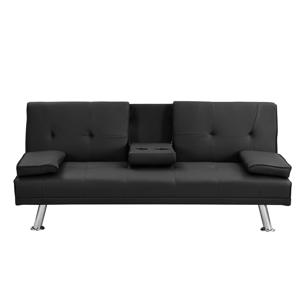 Futon Sofa Bed with Removable Armrests B6762