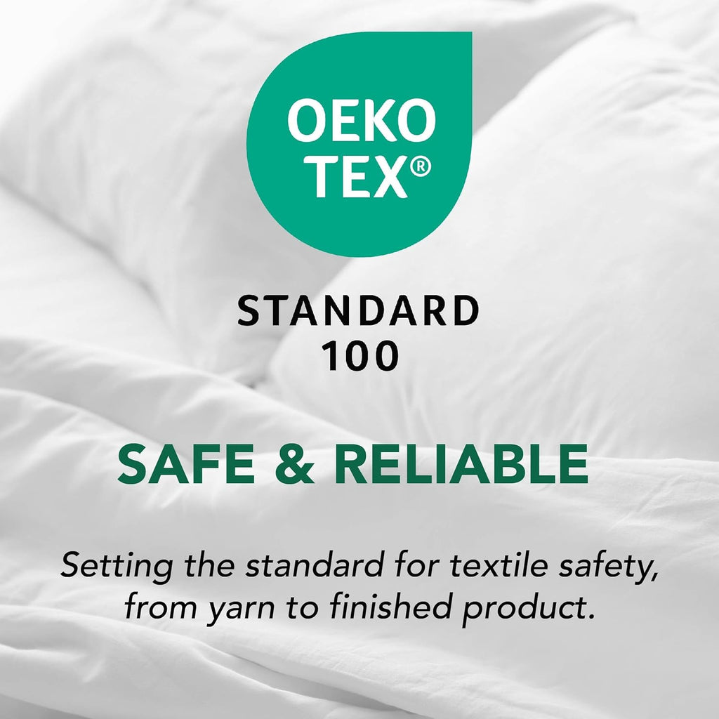 Beige & Maroon 4 Piece Cotton Comforter Set, Queen E5107