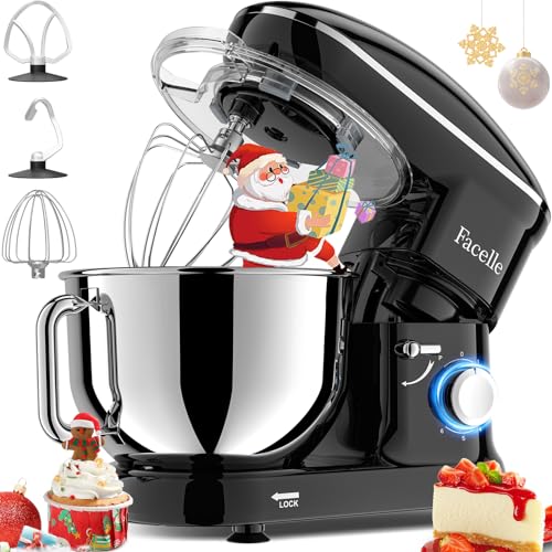 660W Tilt-Head Stand Mixer with 6.5 QT Stainless Steel Bowl N860208