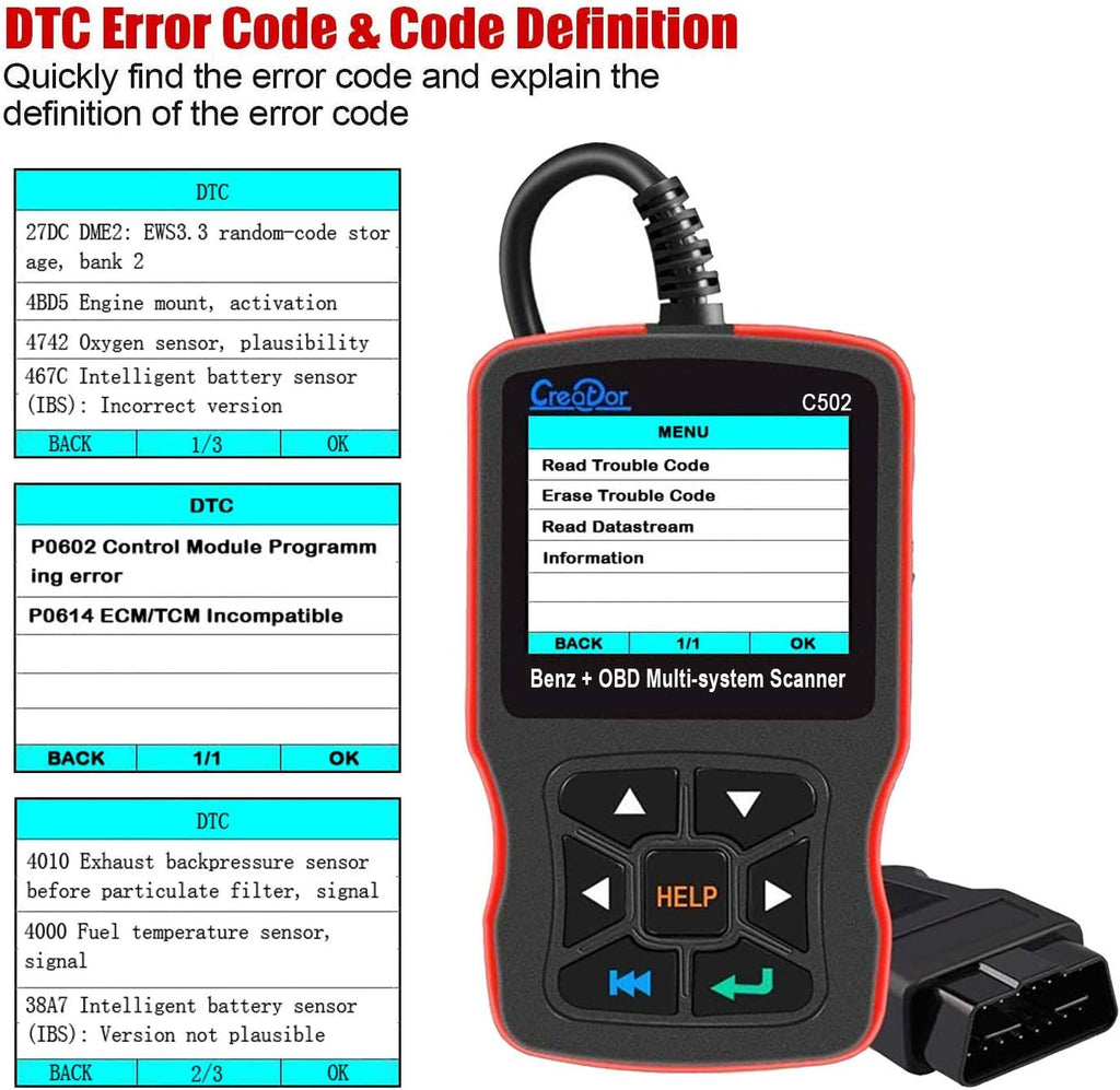 OBD2 Scanner Diagnostic Scan Tool Code Reader P850816