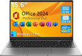 15.6" Windows 11 Pro Laptop, 8GB RAM 256GB Storage, Intel Celeron N4000, Silver U1514