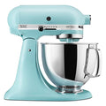 5 Quart Tilt Head Stand Mixer with Pouring Shield, Removable bowl, Aqua Sky L71289
