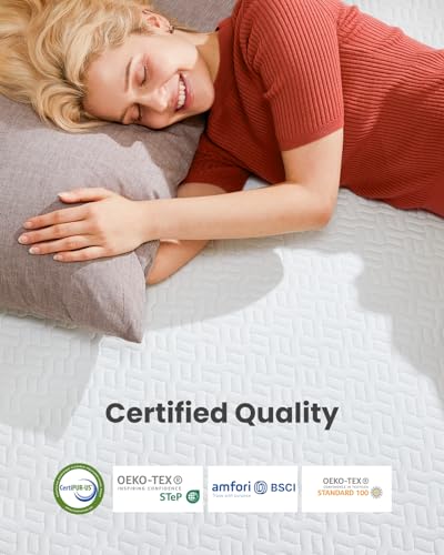 Twin XL 3 Inch Cooling Gel Memory Foam Mattress Topper with Removable Washable Soft Cover Non-Slip F69772