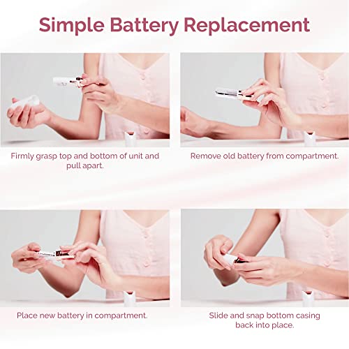 White/Rose Gold Painless Hair Remover V8525