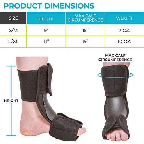 Dorsal Night Splint for Sleeping (S/M) S3795