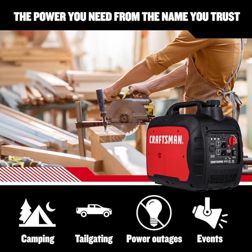 2,200-Watt Gas Portable Generator T622343