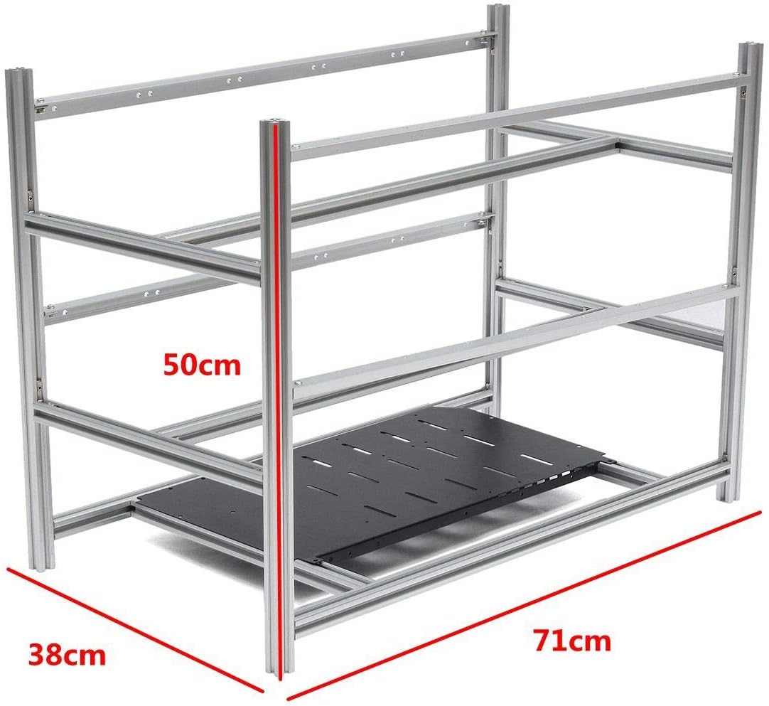 Aluminum Alloy Open Air Mining Rig Frame D25027