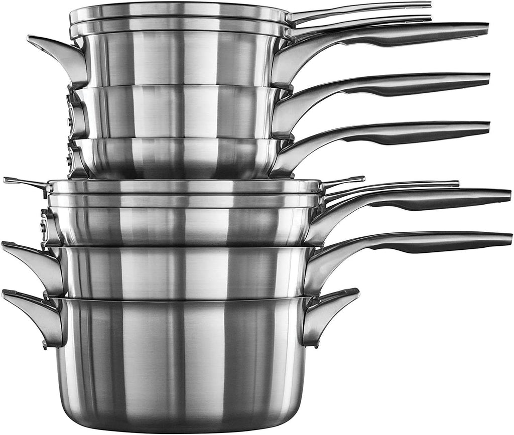10-Piece Stainless Steel Cookware Set F34483
