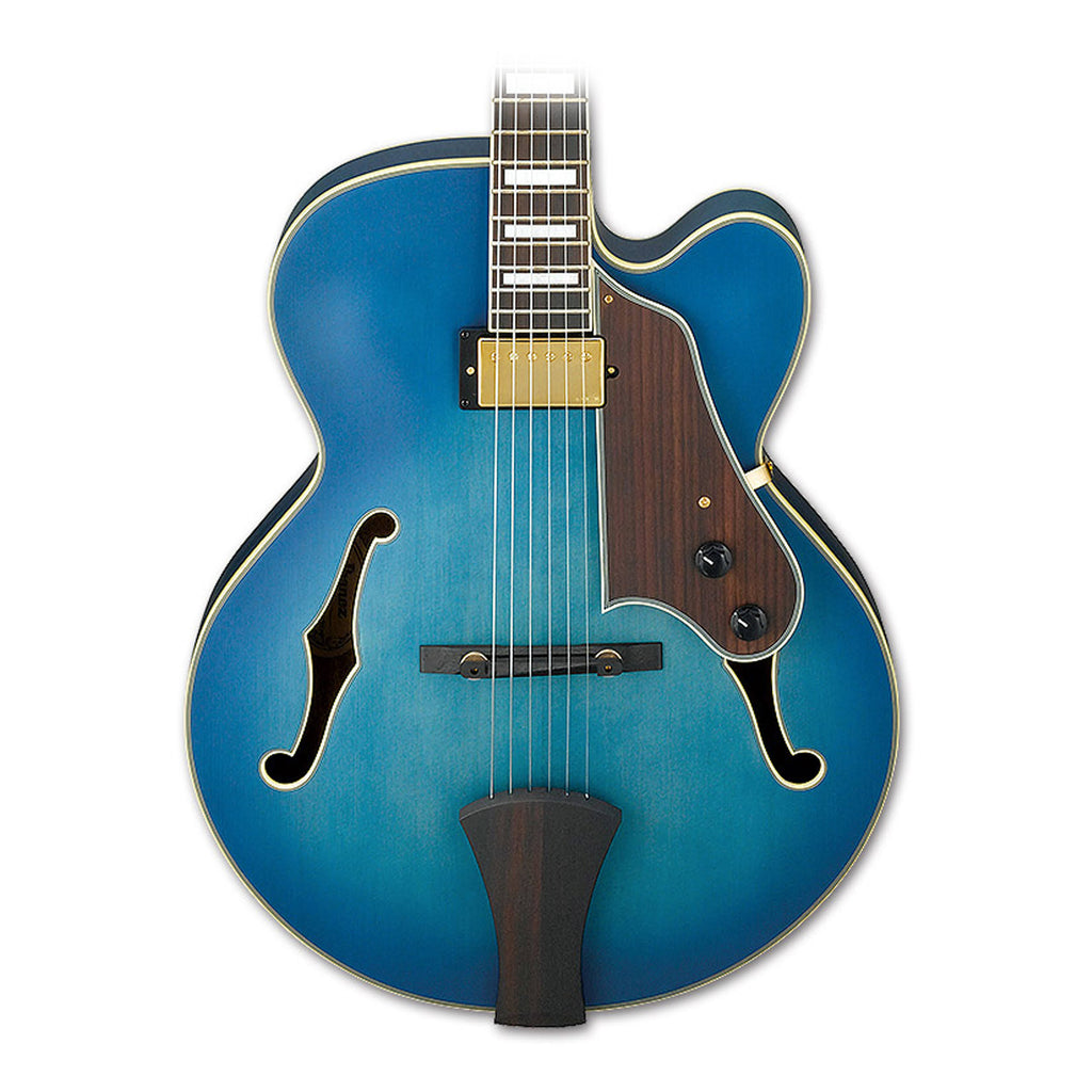 Jet Blue Burst Hollowbody Electric Guitar H655