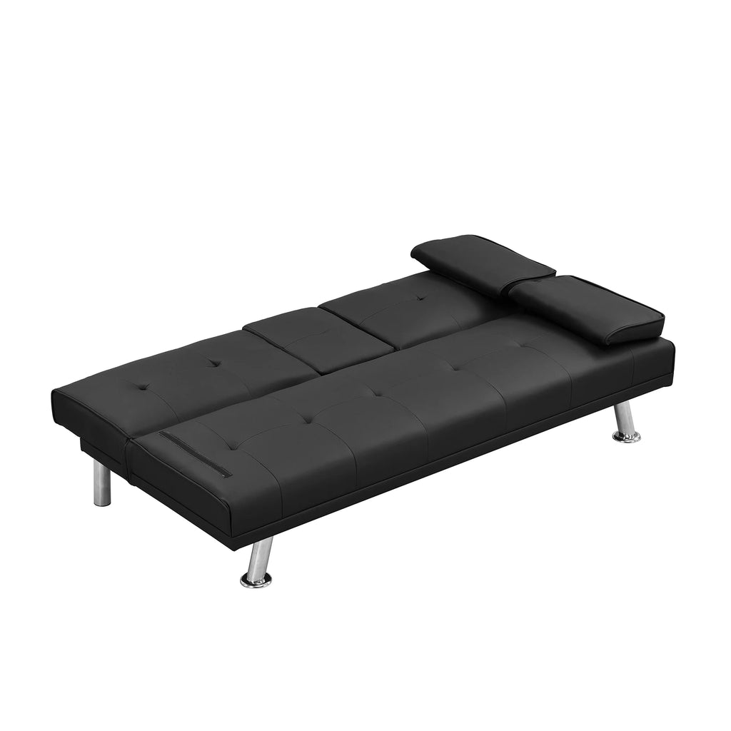 Futon Sofa Bed with Removable Armrests B6762