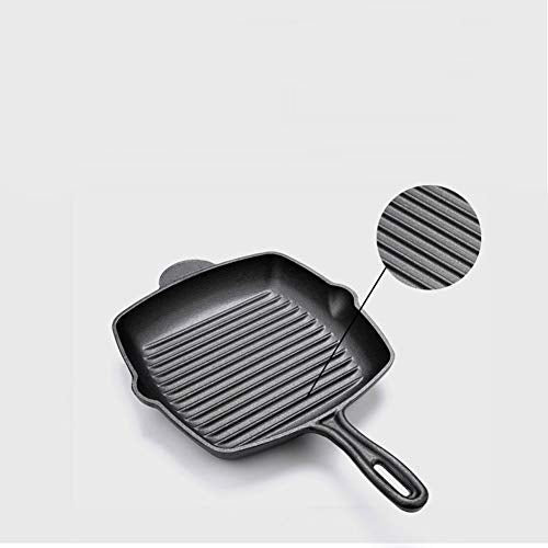 10.5 Inch Square Cast Iron Grill Pan H927