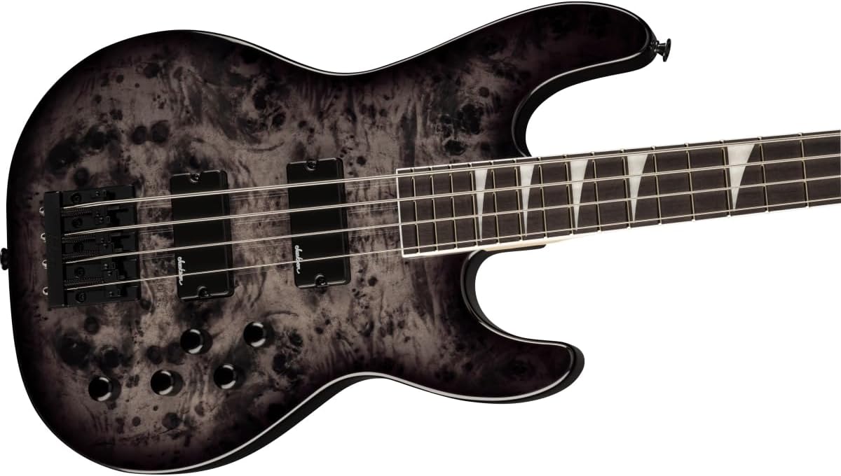 Transparent Black Concert Bass Bass Guitar C26391