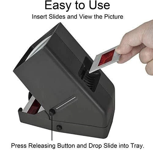 USB Powered 35mm Negative Slide Film Viewer with 3X Magnification S24901