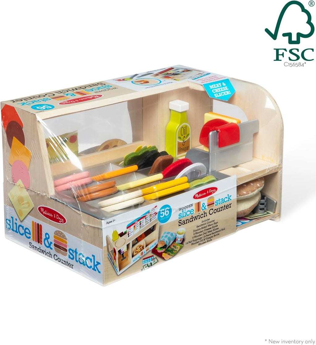 56-Piece Wooden Pretend Play Food Set X3967