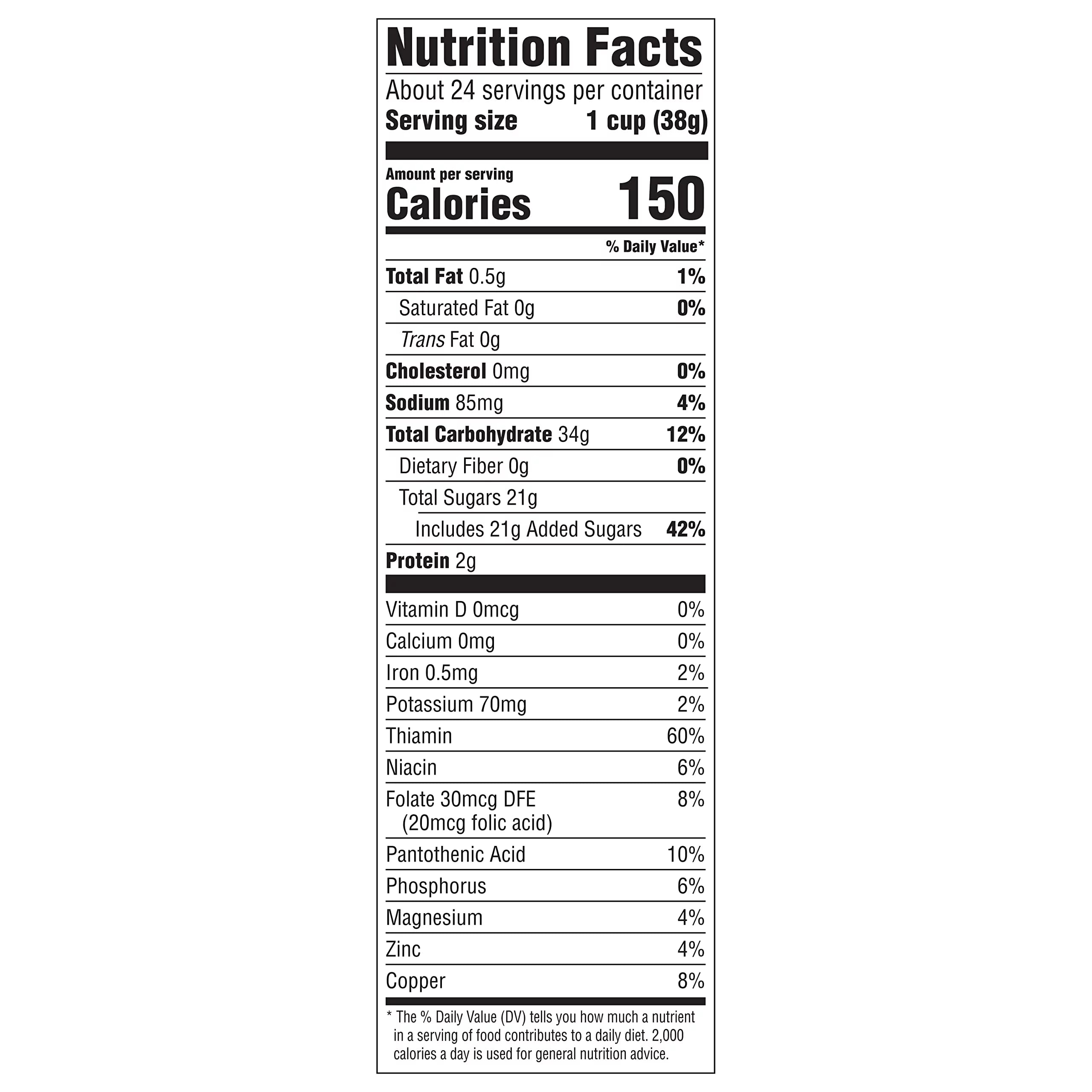 Family Size Cereal, (Pack of 4) F423
