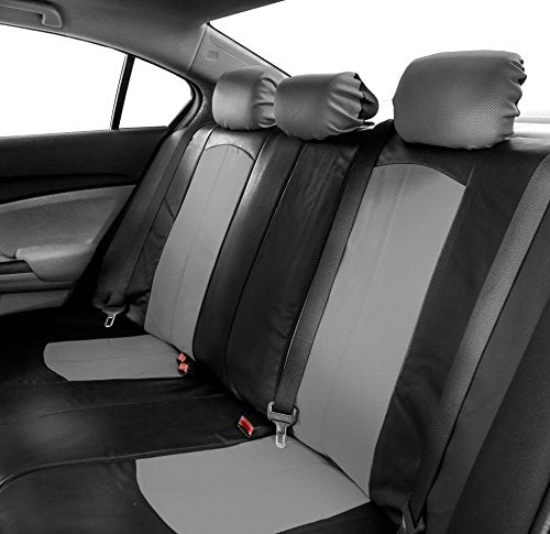 Beige PU Leather Car Seat Cover Full Set Q152
