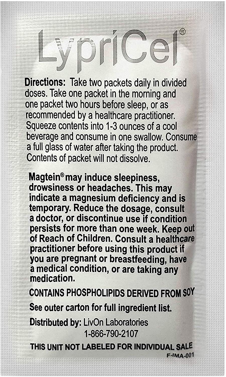 Liposomal Magnesium L-Threonate 30 Packets L10058