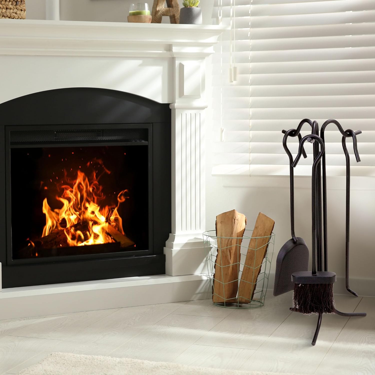 4-Piece Fireplace Tool Set E710635