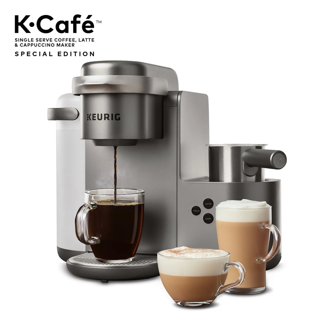 Single Serve K-Cup Pod Coffee, Latte and Cappuccino Maker, Nickel U967