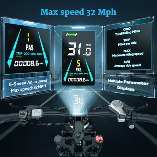 20 x 4 Inch Fat Tire 750W Electric Bike F326957