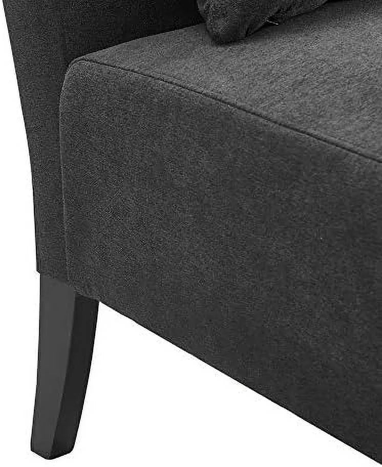Light Gray Slipper Accent Chair J727393