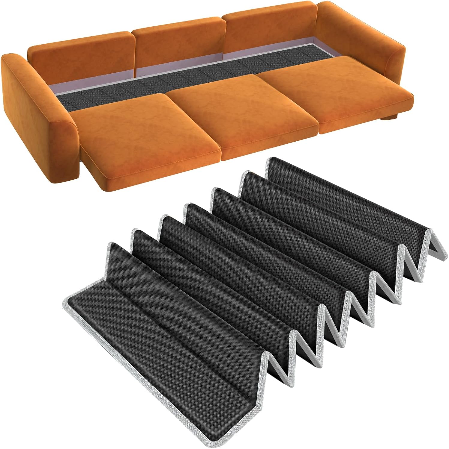 Black Heavy Duty Couch Cushion Support Board 17"x66" Sofa E49384