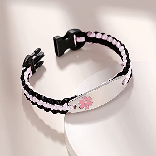 Stainless Steel Medical Emergency ID Bracelet X759
