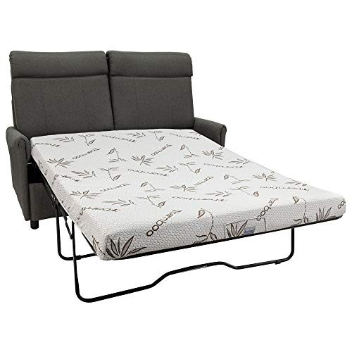60" RV Cloth Memory Foam Pull Out Sleeper Sofa T834696