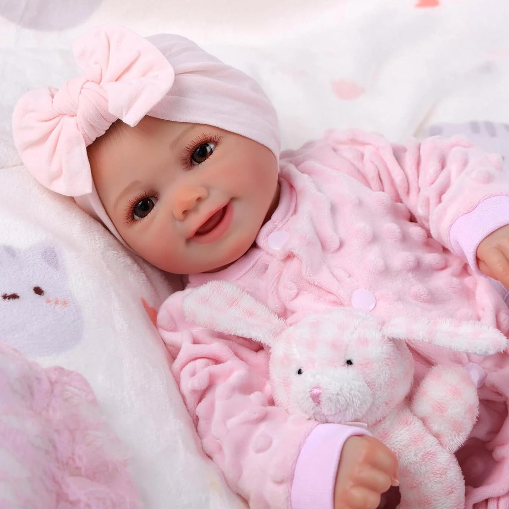 17-Inch Full Body Vinyl Realistic Baby Doll E79568