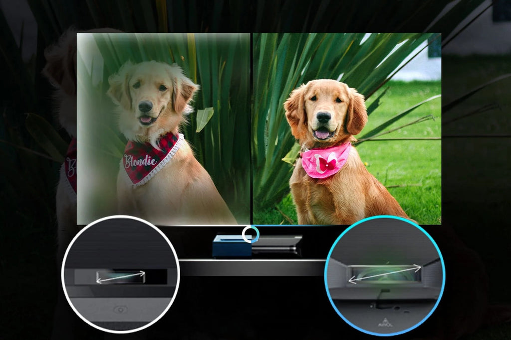 4K UHD Ultra Short Throw Triple Laser Projector with 2600 Peak Lumen M7662