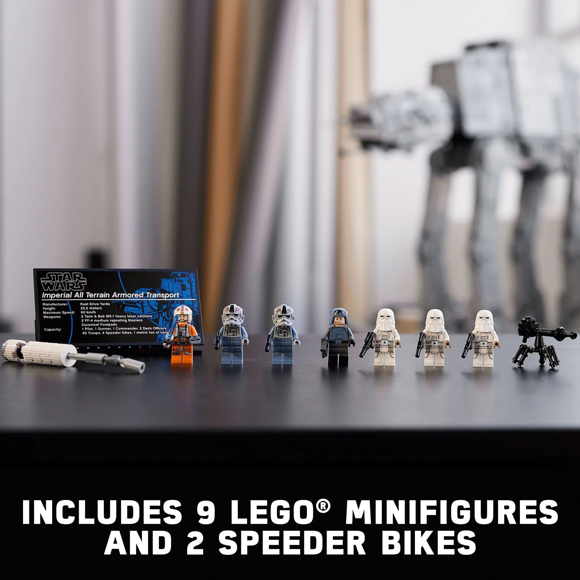 LEGO Star Wars AT-AT Walker 75313 Buildable Model with 9 Minifigures L7021