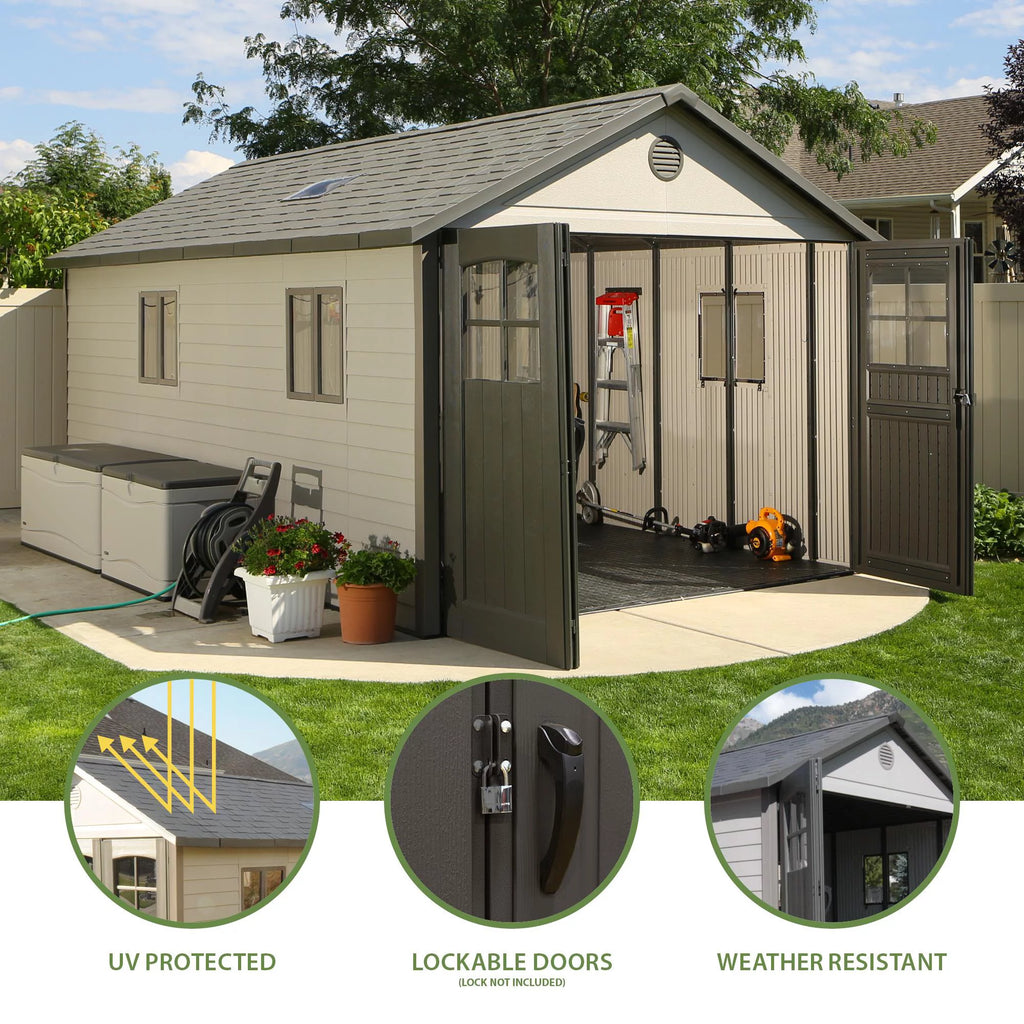 11 ft. x 18.5 ft. Outdoor Storage Shed X392804