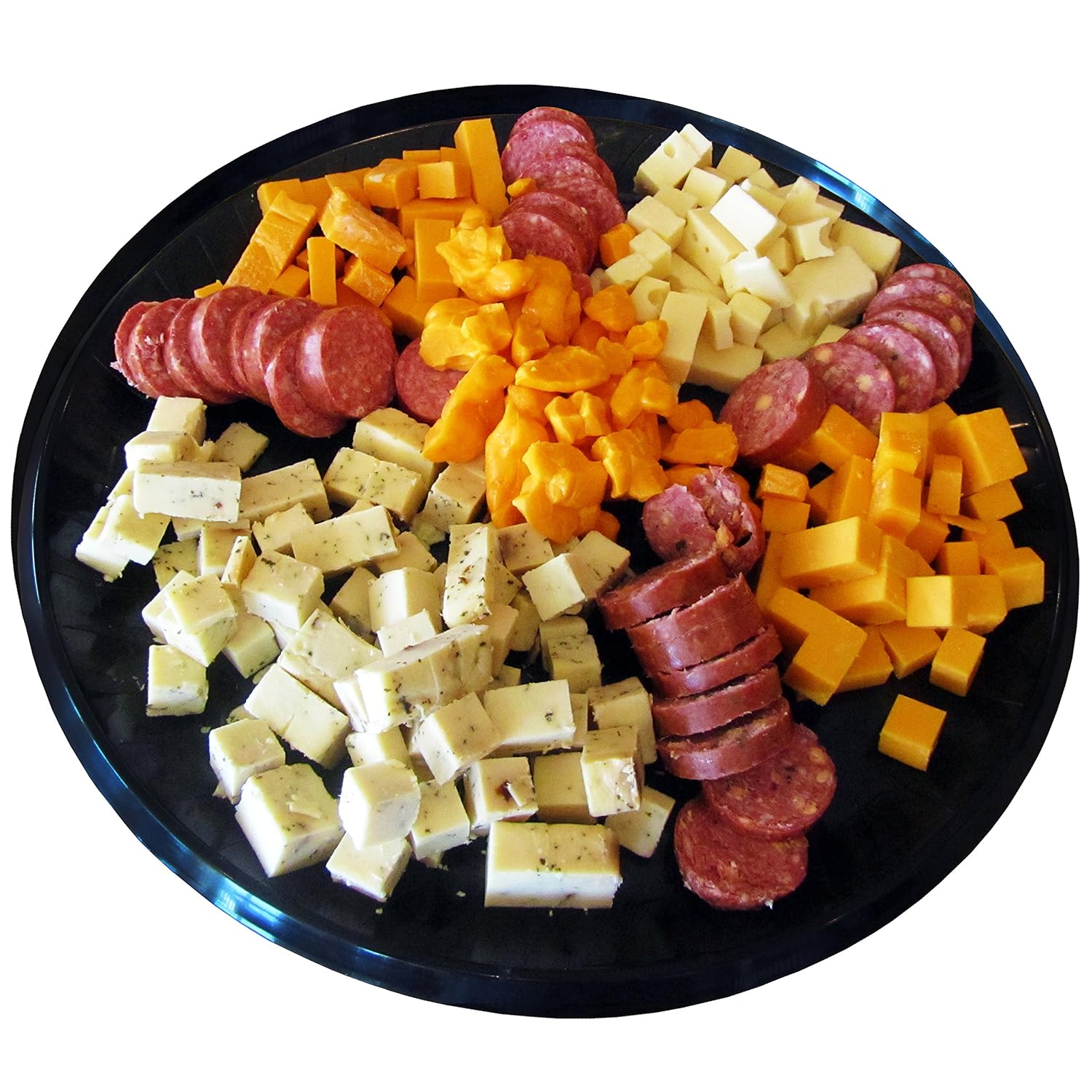 100% Cheddar & Pepper Jack Cheese, Smoked Sausage & Cracker Gift Box E308
