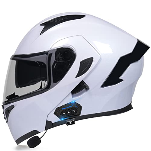 Dual Visors Flip up Modular Motorcycle Helmet U542