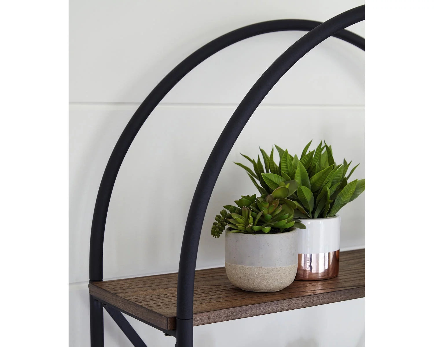 Brown/Black Bookcase E346887