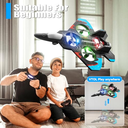 Foam Remote Control Airplane RC Plane Fighter Jet with Light J864049