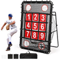 9 Hole Baseball Pitching Target with Carry Bag T5645