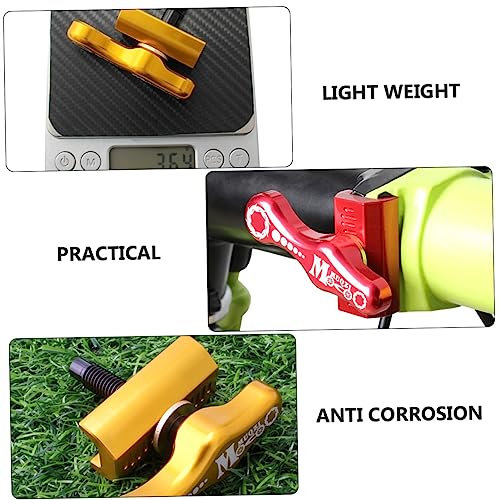 2 Sets Bicycle Folding Buckle Cycling Seat Fixed Gear Saddle Hinge Frame Connector Buckle Handle Quick L8619