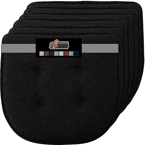 Beige Set of 2 Memory Foam Chair Cushions 16x16 Q98853