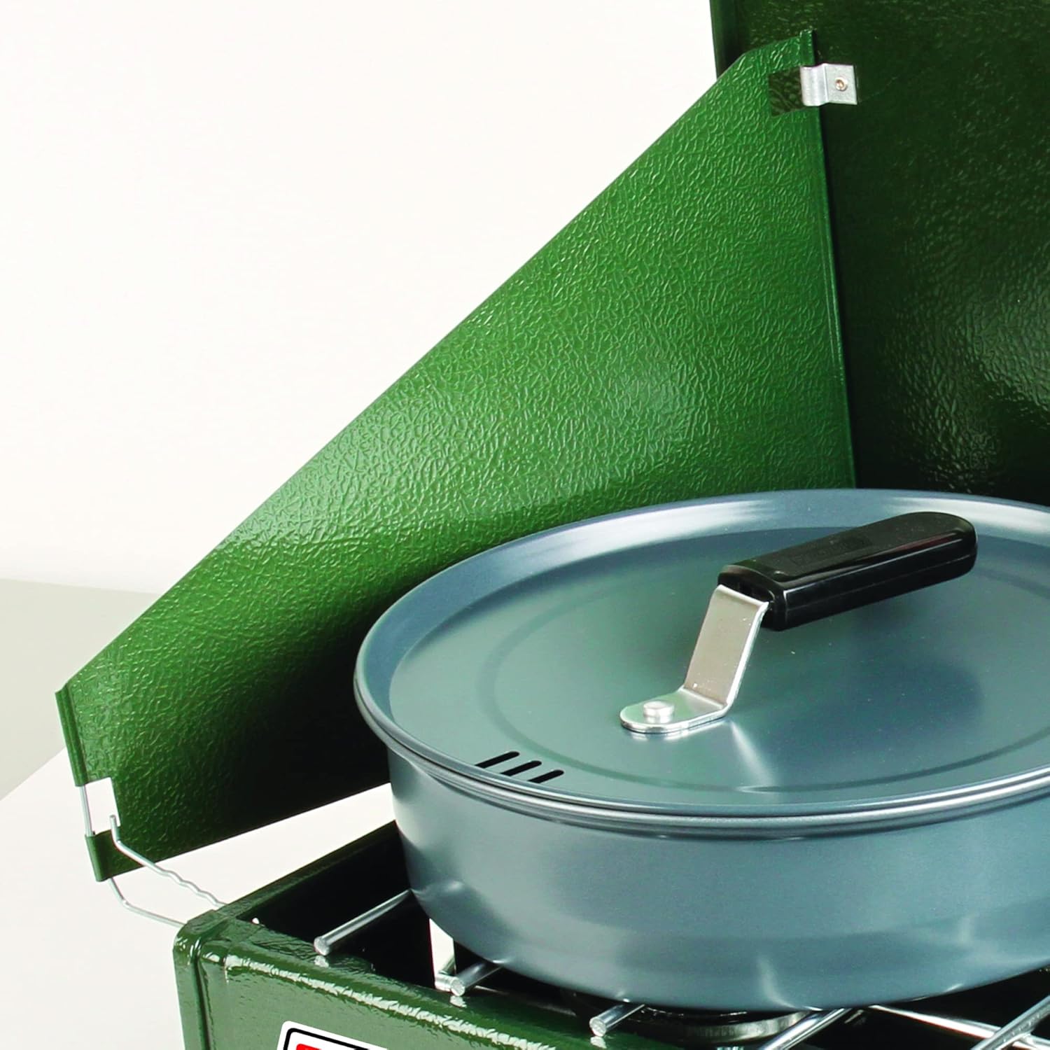 Green Double Burner Fuel Stove D2346