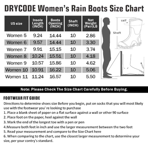 Black 6mm Neoprene Waterproof Insulated Work Boots W95604